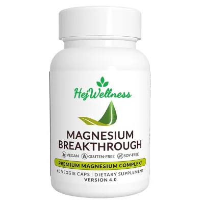 Magnesium Breakthrough Supplement Capsules Glycinate Malate & Citrate Complex Dietary Capsules for Sleep and Brain