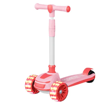 Children's 3-Wheel Scooter Plastic Baby Product for Boys and Girls Aged 2 to 4 Years
