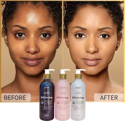 Whitening Lightening Body Lotion Set Improves and Brightens Skin Tone Nicotinamide Three Times More Powerful Super