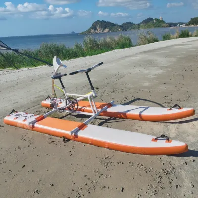 Good Price Water Bicycle 2 Person Sports Aqua Cycle Water Bike Pedal Boat Bicycle Adult Water Bikes for Sale