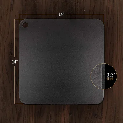Thickened Carbon Steel Pizza Peel Square Baking Tray for Baking Oven