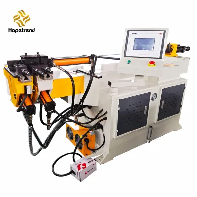China 63NC Semi-Automatic CNC Single Head Hydraulic Pipe Bender Steel Pipe Iron Pipe Stainless Steel Metal End Bending Machine