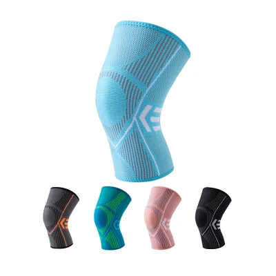 Compression Protection Stabilizing Elastic Knee Sleeve Support Shielding Knee Brace for Hiking Cycling
