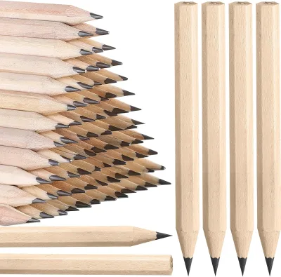 Golf High-capacity Pencil Pre-sharpened Hexagonal Huang Mu Mini Pencil Can Be Used to Mark the Hitting Distance.