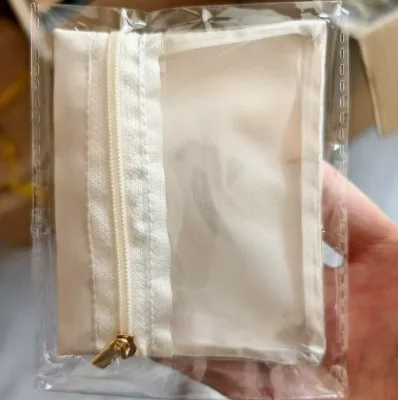 Portable Velvet Sealed Anti-Tarnish Fashion Eco-Friendly Jewelry Storage Bag Zipper for Earrings Rings Necklaces Small