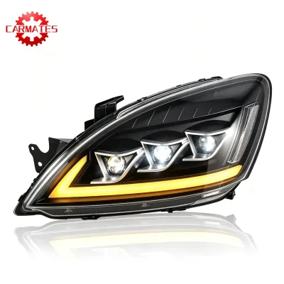 Auto Headlights For Mitsubishi Lancer 2003-2008 Car Front Lamps Assembly Upgrade LED 3 Projector Lens Tool Accessories
