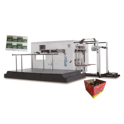 BMY Semi-Automatic E B Flute Board Die Cutter with Non-Stop Paper Collector E B Flute Die Cutter NonStop Paper Collector Machine