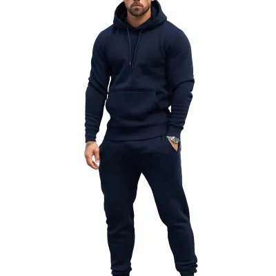 Professional Customized Sustainable Hot Selling Sport Polyester Classic Plain Tracksuit for Men