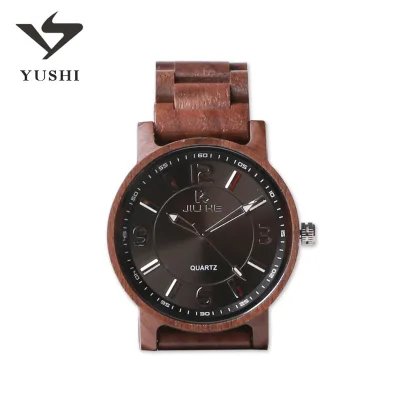 Automatic Fashion Mens Wood Watch With Japanese Movement 2018 Custom logo