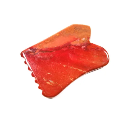 HZ Most Popular Style Chinese Tradition Massager Tools Natural Spiky Mookaite Jasper Material Gua Sha Board