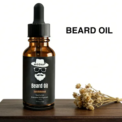 Wholesale OEM Natural Beard Oil Argan Rosemary Blend for Beard Moisturizer Free Sample