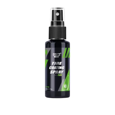 HGKJ Car Tire Shine Coating Tyre Gloss Plastic Rubber Wheel Restorer Agent Spray Polishing Brightener Cleaner Coating