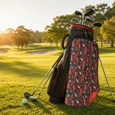 OEM Custom Print Microfiber Golf Towel Absorbent Quick Dry Durable Outdoor Gifts Men Sports Towel for Golf Bag