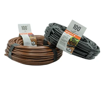 (100' ft Roll) - 1/4-Inch X Irrigation/Hydroponics Dripline Hose with 6-Inch Emitter Spacing Drip Irrigation System