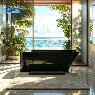 Plug Play Zero Plumbing Cold Plunge Acrylic Ice Bath All-in-One Chiller Smart WiFi 20-Micron Filter CE 110V-240V DDP