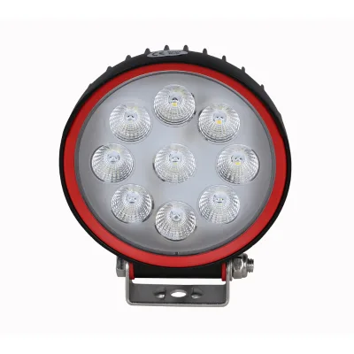 Factory High Quality 27W LED Round Work Light Heavy Duty Driving Lights IP68 LED Flood Work Light