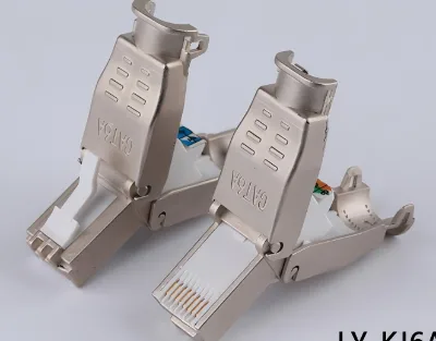 CAT6A Modular Plug FTP Toolless