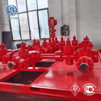 API 16C Certified 5000~10000 PSI Reliable Easy Installation Choke Manifold for Oilfield Production Workover