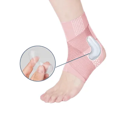 Nylon Ankle Support with Strap Medical Compression Breathable Ankle Cuffs Ankle Brace Support Sleeve Plantar Fasciitis Socks