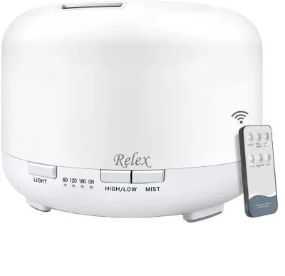 500ml Essential Oil Diffuser Humidifier with Remote Control Aromatherapy Diffusers for Home
