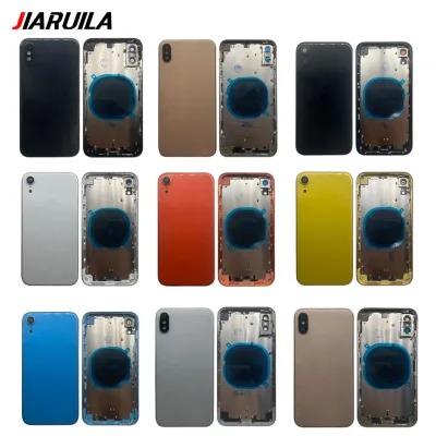 Wholesale Full Back Frame Housing for iPhone X XS XR XS Max Back Housing Middle Frame With Side Keys SIM Card Tray Accessories