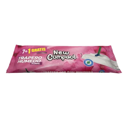 7+1Pcs Disposable Mopping Wipes Strong Decontamination Lint Free for Household Office Apartment Wood Ceramic Floor Hygienic Care