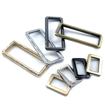 18MM 50mm Classic Square Alloy Nickel-Free Buckle Ring Handbag Suitcase Hardware Accessories