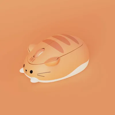 Akko Cat Theme 2.4G Plug and Play 1200 DPI Wireless Maus Gaming Meccanico With Dongle