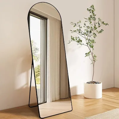Customizable Size Free Standing Arch Body Dressing Full Length Large Floor Mirror