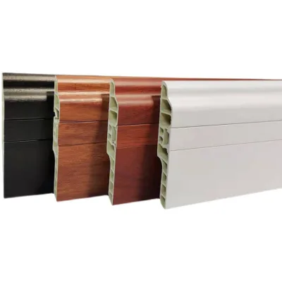 China Factory Customized Premium 60mm Height Waterproof Spc Floor Skirting