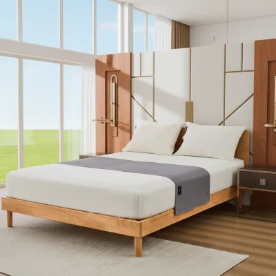 Dropshipping EU Size 10% Silver Organic Cotton Anti-Static Conductive for Bed Sheet for Deep Sleep CE Certified Hotel