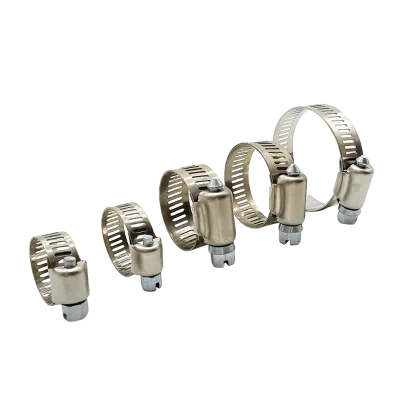 Metal Worm Drive Hose Clamp Assortment Kit With Multiple Sizes for Workshop and Maintenance Supply