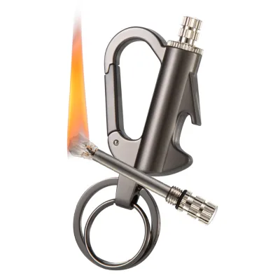 Portable Keychain Cigarette Lighter Multifunctional Match Kerosene Classic Design Outdoor Waterproof Custom Logo Packed
