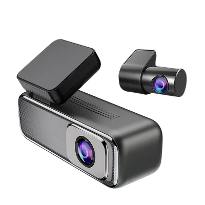 Mini 4K Front Road Camera 1080P Dual Lens Rear View MicroSD Media Compatible Black Box Dash Cam Recorder for Cars Vehicles for