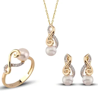 Logo Customized Original Pearl Necklace Set White Gold 18K Jewelry Purple Seawater Pearls Navajo Jewelry