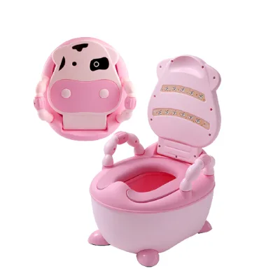 Indoor Outdoor New Portable Folding Kids Plastic Baby Potty Chair Training Travel Infant Toilet Seat Cushions Handles