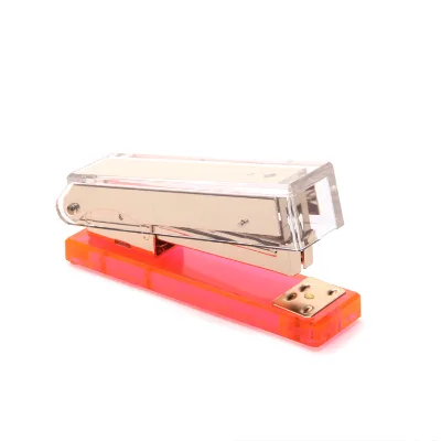 Factory Wholesale Office Supplies Stapler Acrylic Desktop Staplers Office School Stationery Stapler