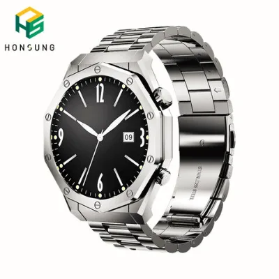 Gold tone waterproof chronograph brand smartwatch