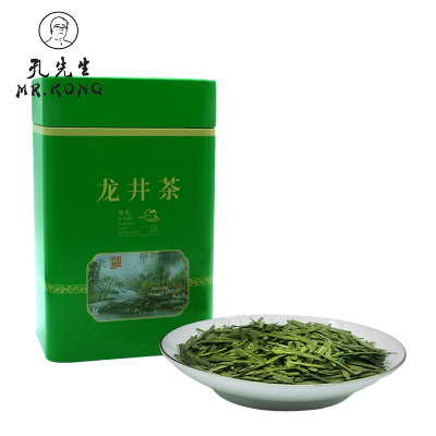 Organic Quality Newest Harvest Chinese Green Tea Leaves Hangzhou Longjing Green Tea 200g Dragon Well Green Tea Loose Leaf