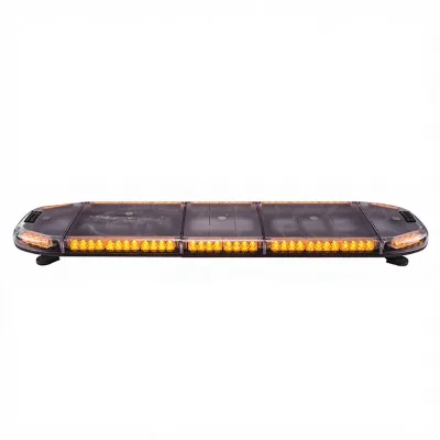 12-24V Amber LED Warning Lightbar for Emergency Vehicles, Tow Trucks & Construction Site Safety