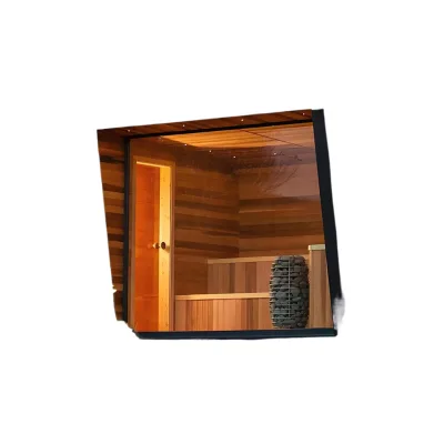 2024 Multi-functional Smart Indoor Sauna Room For 4 People, Modern Red Cedar Wood Outdoor 6