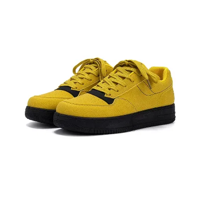 Height Increasing 4.5cm Chunky Skate Shoes Men Casual Platform Sneakers Lace up Hard Wearing Custom Logo Factory Direct
