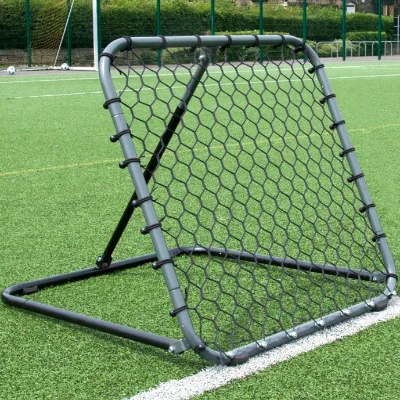 Outdoor Indoor Foldable Durable Portable Steel Tube 1x1m Black Rebound Net for Soccer Training