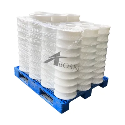 Best Price Abosn UHMWPE/HDPE CNC Engineering Plastic Parts Custom Extrusion Sleeves Foaming Blocks Shaped Parts 20mm for Sale