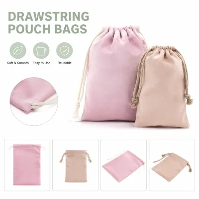 Velvet Gift Dice Bag Velvet Pouch for Jewelry Satin Dices Customize logo Velvet Surface Touch