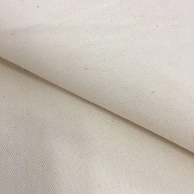 Unbleached Woven Plain Satin Cotton Fabric Breathable 400TC for 5-Star Hotel Bedsheets and Pillowcases