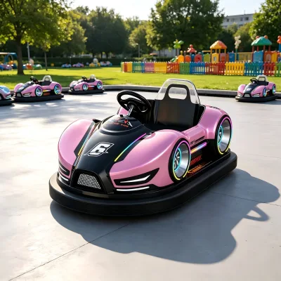 Heng Bi HBJB-0001 Light Battery Remote Control Bumper Car Pushable Indoor Ground Park Kids Electric Fiberglass Amusement Game
