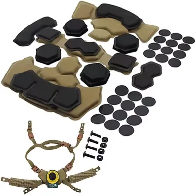 4th Gen Wendy Helmet Suspension & Sponge Liner Pad Set Shock Absorbing Replacement Parts for Helmets