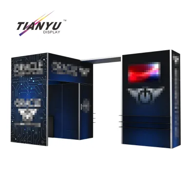 Tianyu Trade Show Booth Stand 10x20 Creative Commercial High Quality Durable Modularer Portable Event Duo Quick Lock Kit