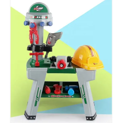 Wholesale Tool Table DIY Plastic Workshop Tool Play Set Tool Kit Toy for Boys
